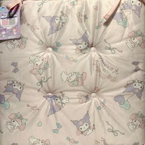 My Melody and Kuromi Pastel Pink Cooling Seat Cushion